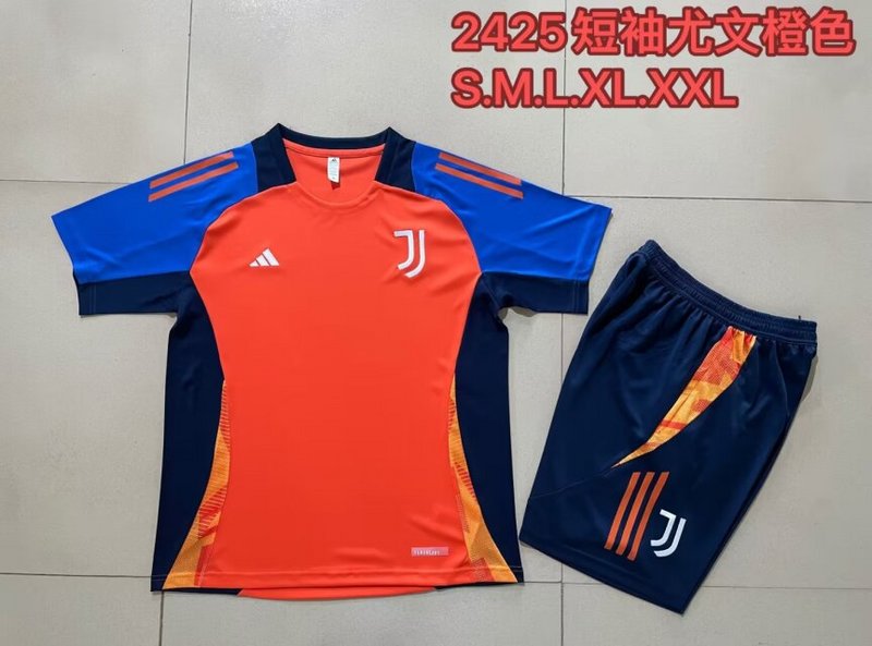 AAA Quality Juventus 24/25 Orange/Blue Training Kit Jersey